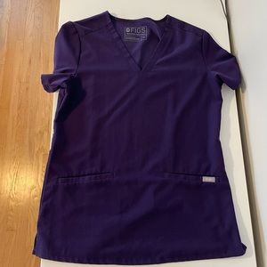 Figs women’s Casma 3-pocket top, purple, XS